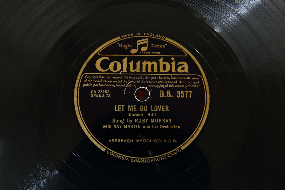 SPレコード盤　10インチ25cm ～RUBY MURRAY ～