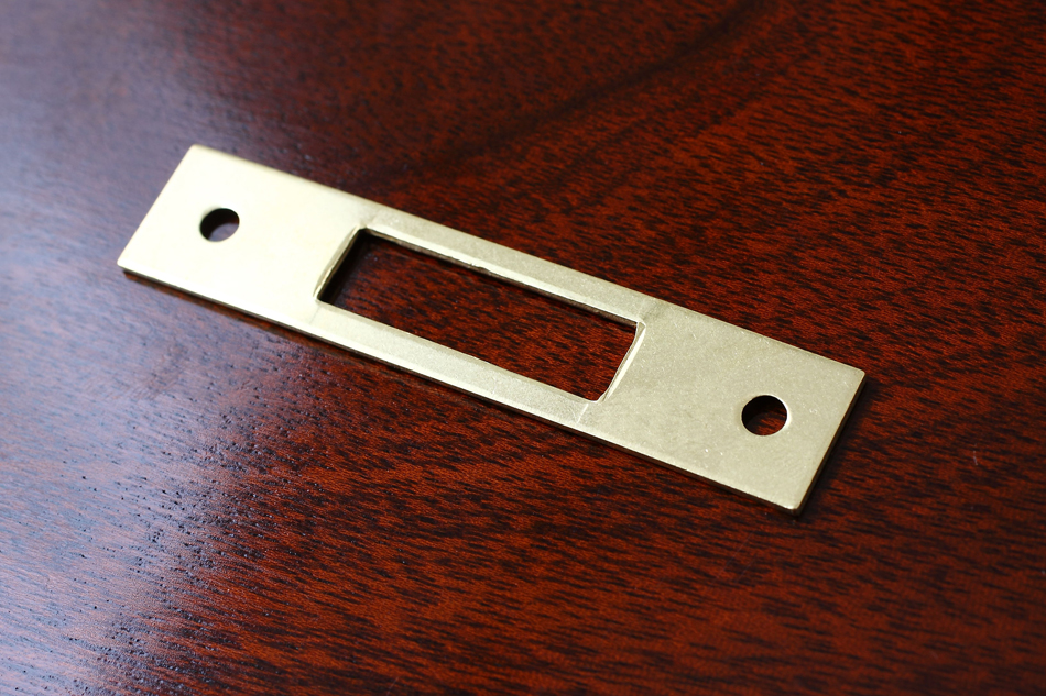 真鍮製カップボードロック キーセット19　76×41