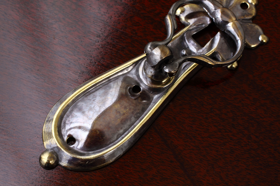 真鍮製 ペデスタルハンドルキーホール(鍵穴)付き 95サイズ
