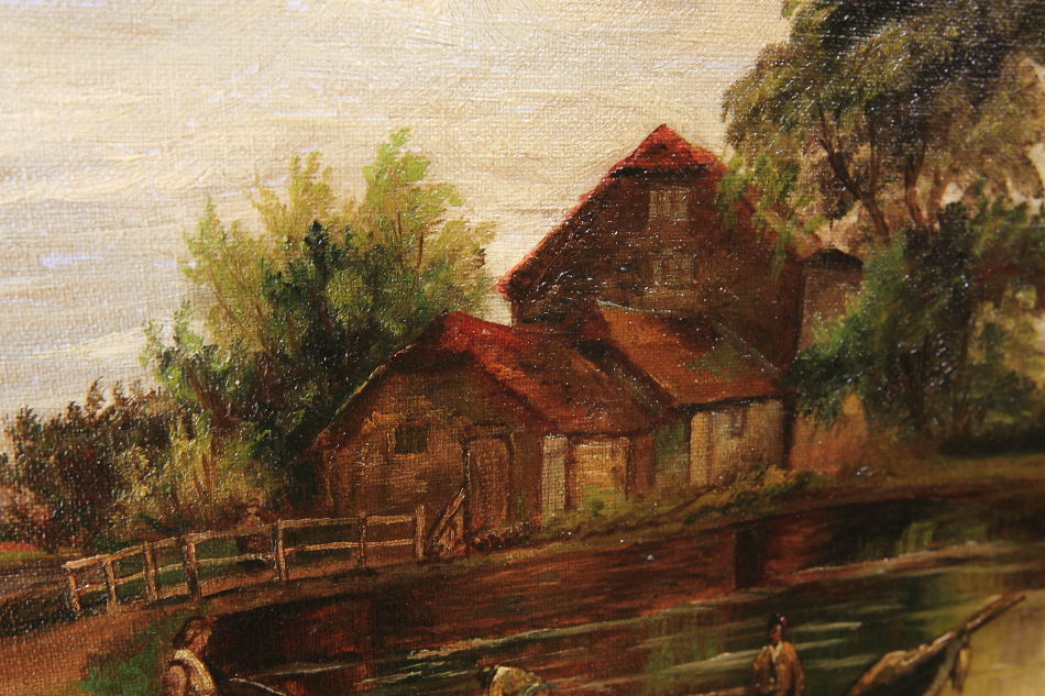 Mill Pond / Oil painting