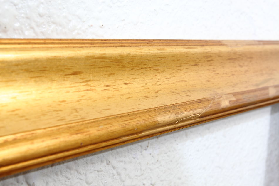 ソリッドハードウッド ゴールドギルト ピクチャーフレーム 78cm×67cm 