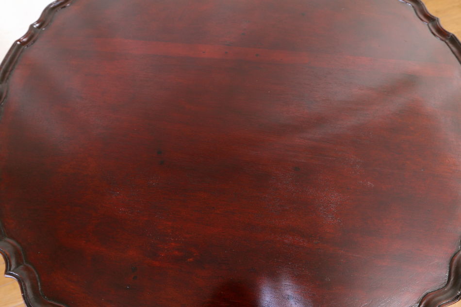 ジョージアンスタイル クオリティマホガニー チルトアップテーブル