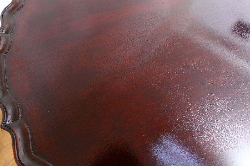ジョージアンスタイル クオリティマホガニー チルトアップテーブル