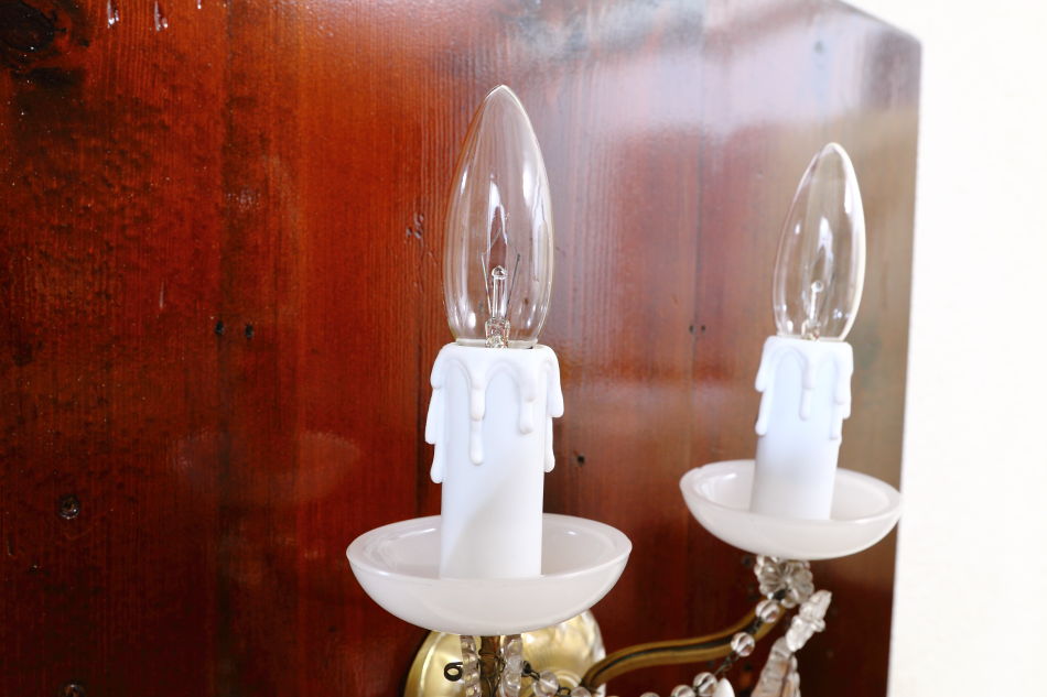 ホワイトオパリン ウォールブラケットランプ(2灯)