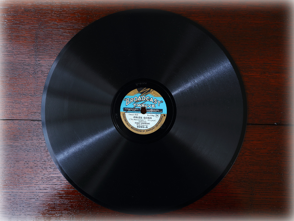 SPレコード盤　10インチ25cm ～PEGGY COCHRANE～