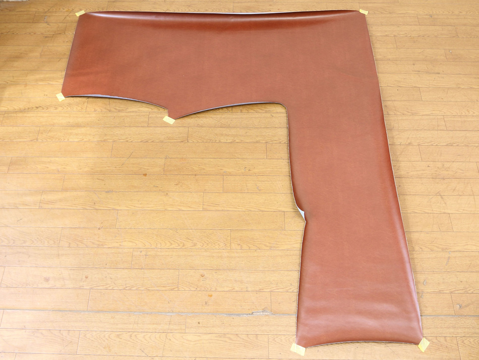 合成皮革(クラシックブラウン)　シンコール "ニフティ" L-1165(135cm×55cm)