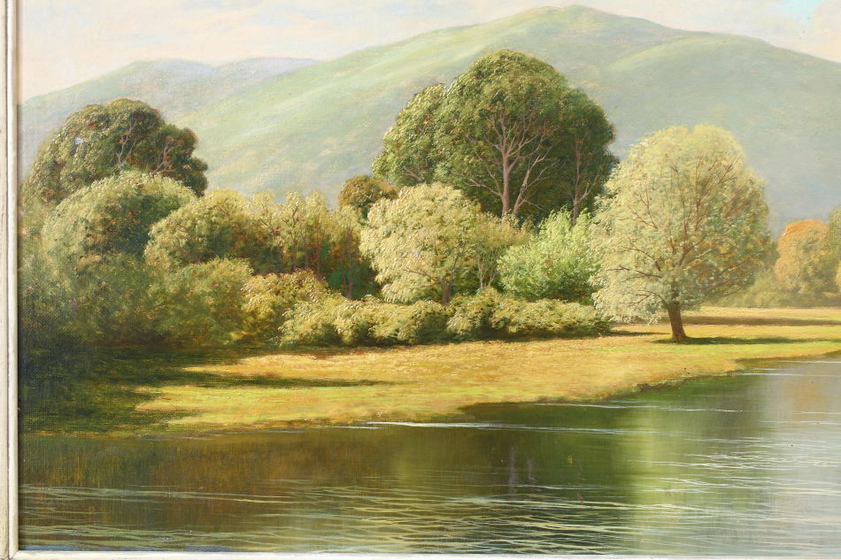 Malvern Hills / oil painting