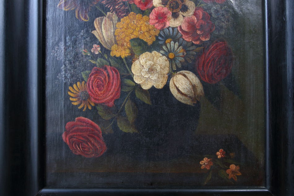 Flowers in a Vase / Oil Painting